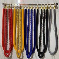 圓頭懸空迎賓柱掛繩，絨繩