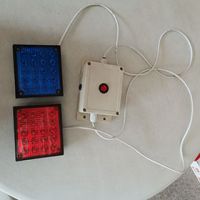 紅藍爆閃燈崗亭燈